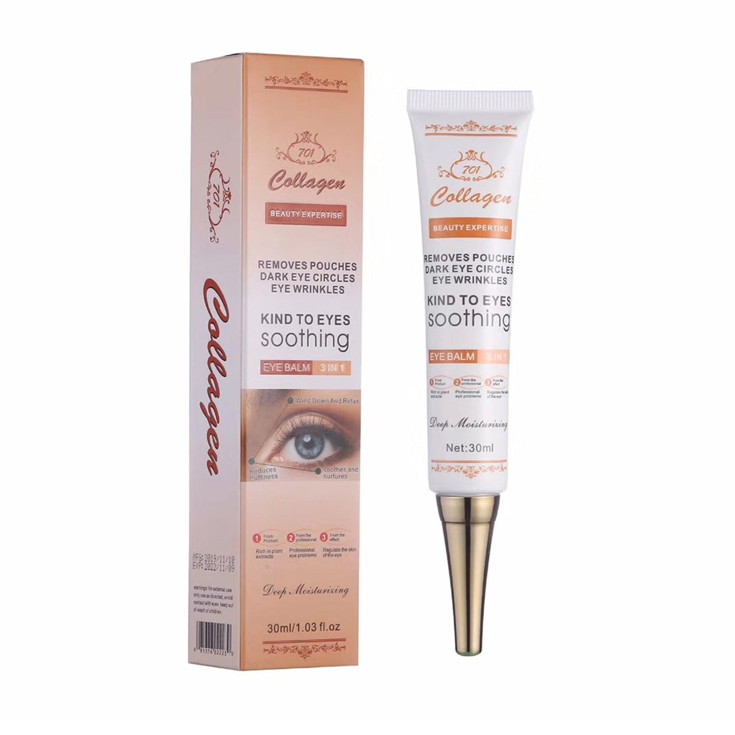 701 Collagen - 3 In 1 Kind To Eyes Soothing Eye Balm - 30ml