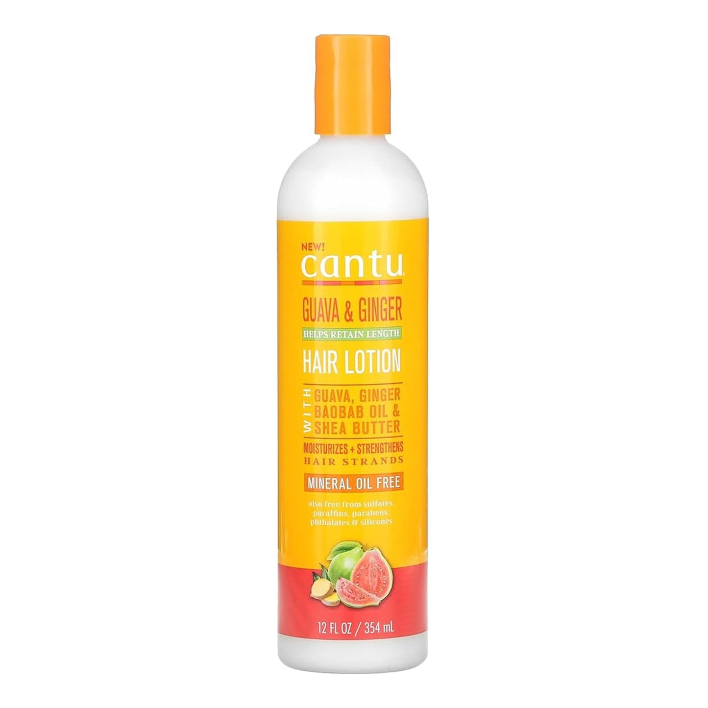 Cantu - Guava & Ginger Hair Lotion With Guava, Ginger, Baobab Oil & Shea Butter - 354ml