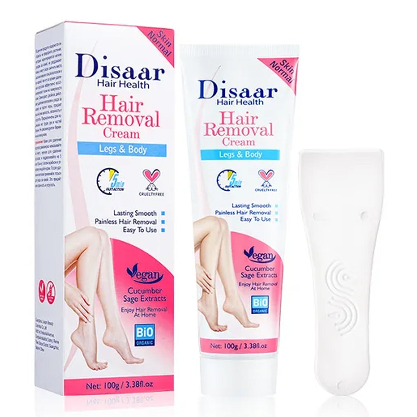 Disaar - Hair Removal Cream With Cucumber Sage Extracts - 100g