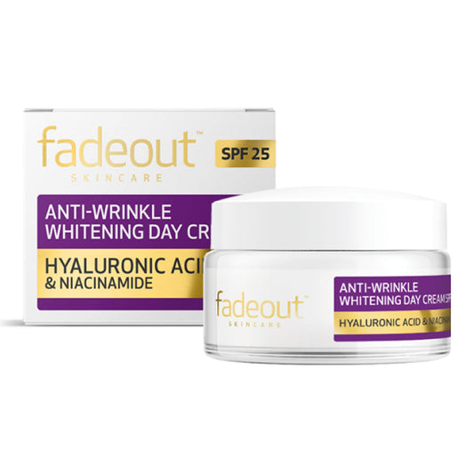 Fadeout - Anti-Wrinkle Whitening Day Cream With Hyaluronic Acid & Niacinamide SPF 25 - 50ml