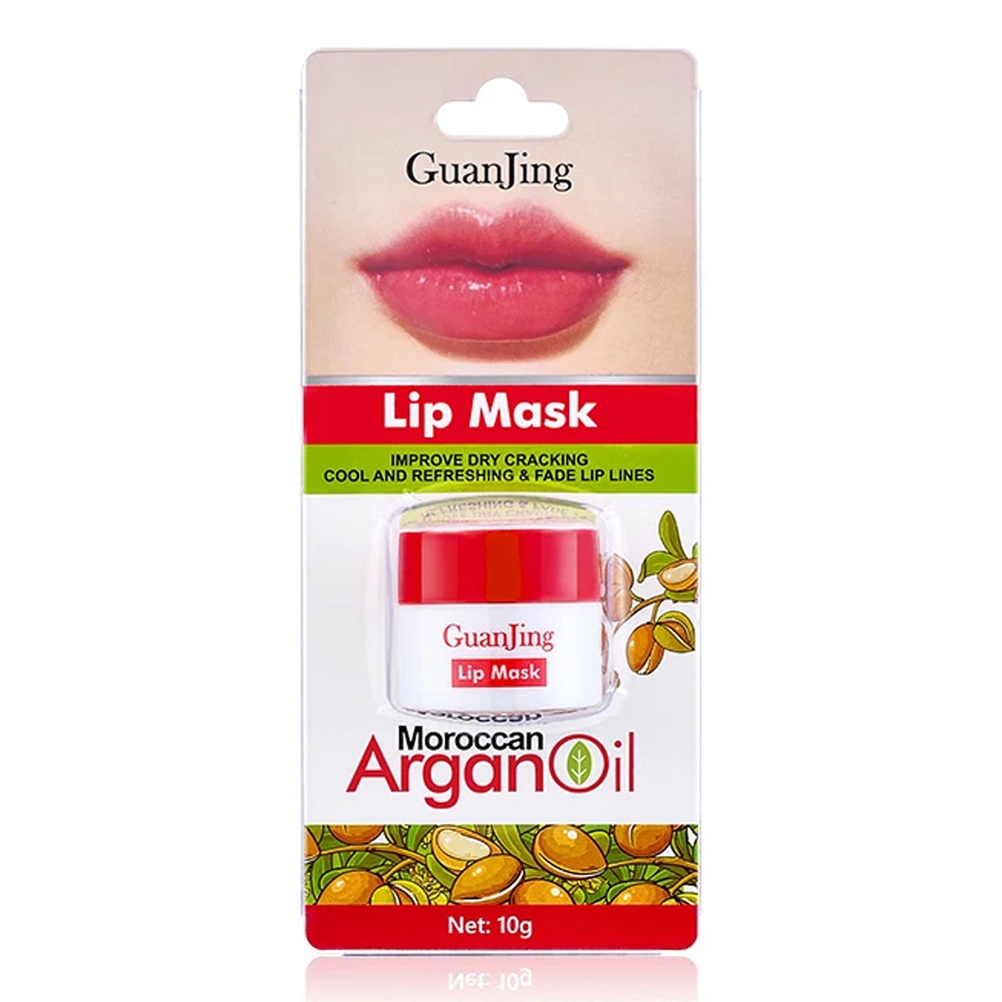 Guanjing - Moroccan Argan Oil Lip Mask With Vitamin E & Argan Oil - 10g