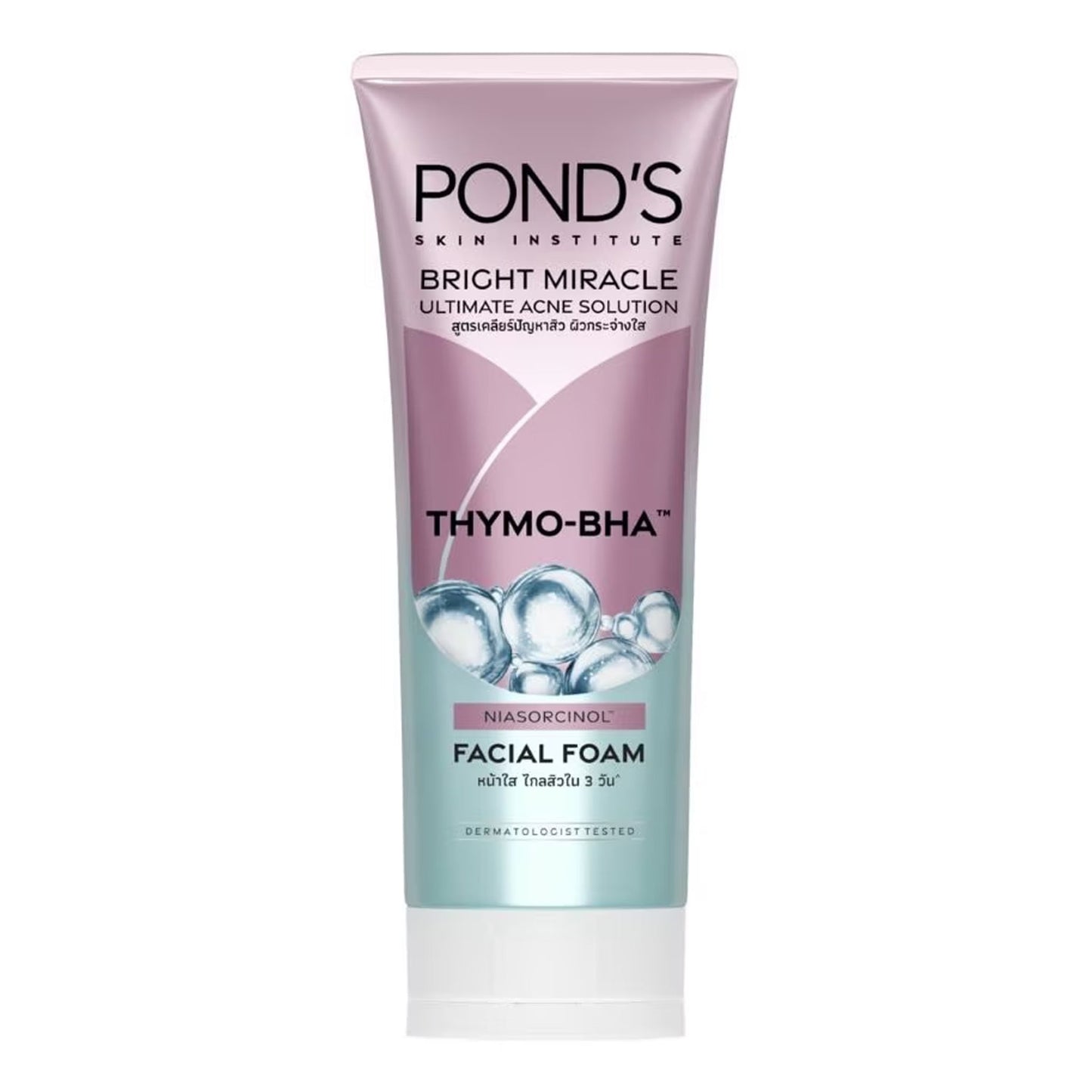 Pond's - Bright Miracle Ultimate Acne Control Thymo-BHA Niasorcinol Facial Foam - 100g