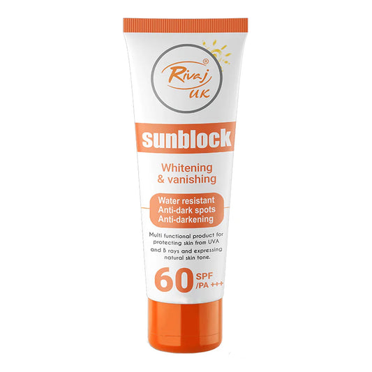 Rivaj UK - Whitening & Vanishing Sunblock SPF 60 PA+++ - 50ml