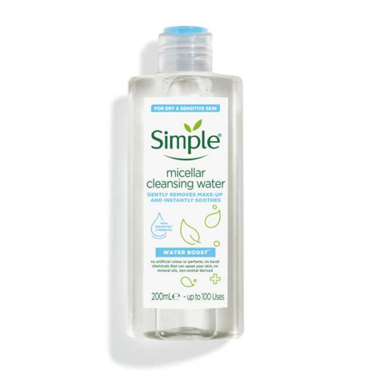 Simple - Water Boost Micellar Cleansing Water - 200ml