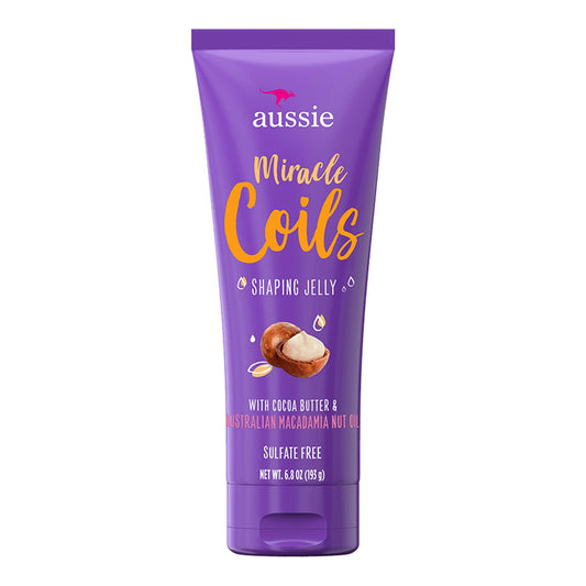 Aussie - Miracle Coils Shaping Jelly With Cocoa Butter With Australian Macadamia Nut Oil - 193g