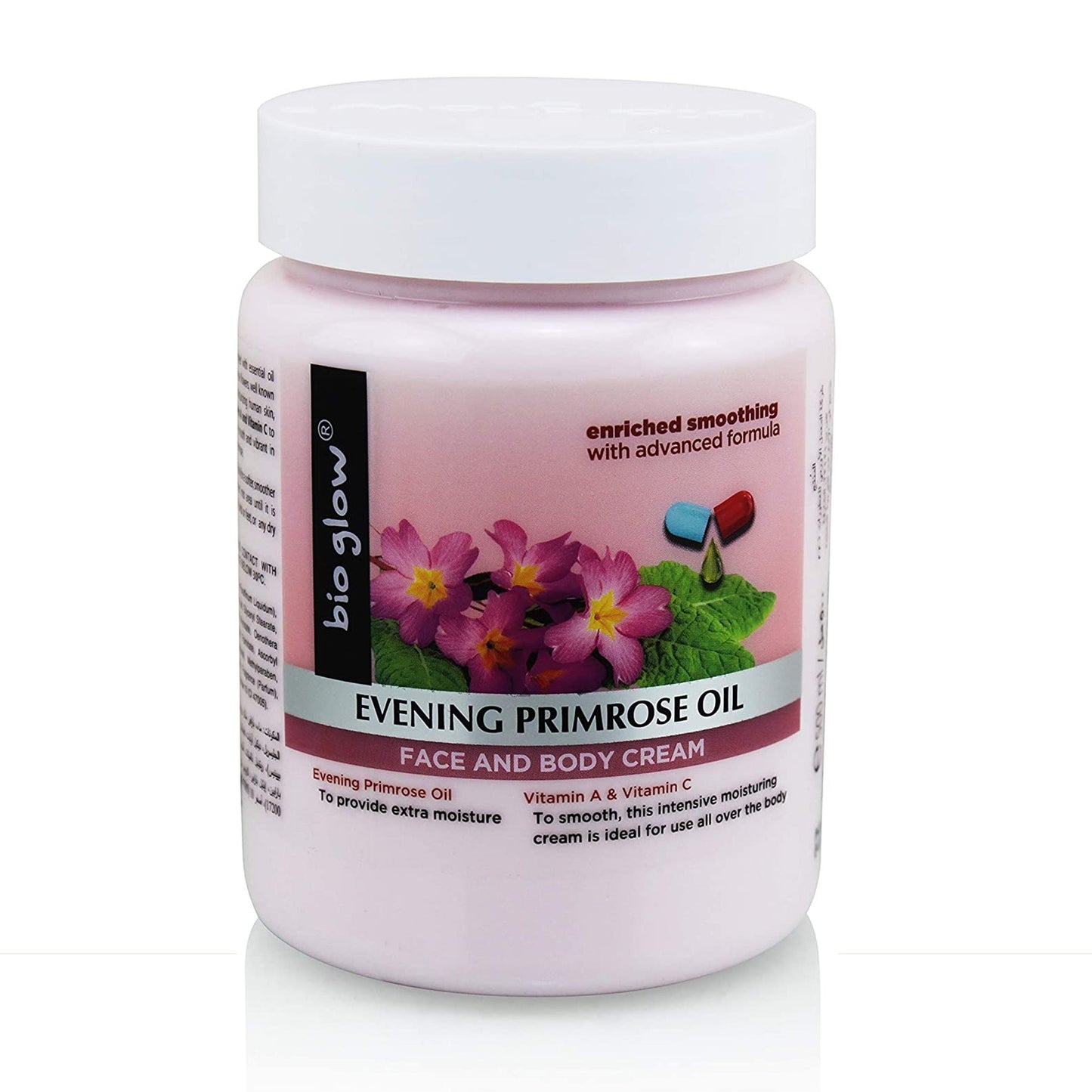 Bio Glow - Evening Primrose Oil Face & Body Cream - 500ml