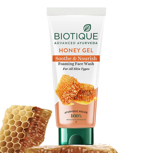 Biotique - Honey Gel Soothe & Nourish Foaming Face Wash - 100ml