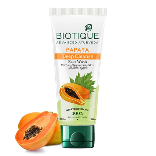 Biotique - Papaya Deep Cleanse Face Wash - 100ml