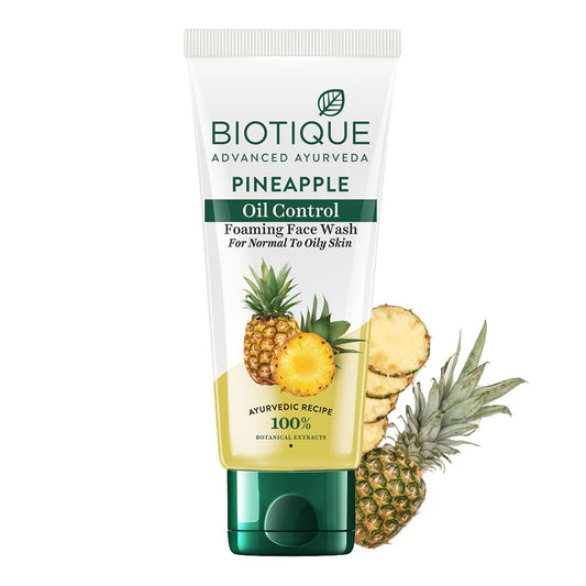 Biotique - Pineapple Oil Control Foaming Face Wash - 100ml