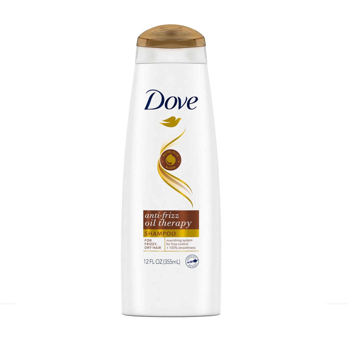 Dove - Anti-Frizz Oil Therapy Shampoo - 355ml