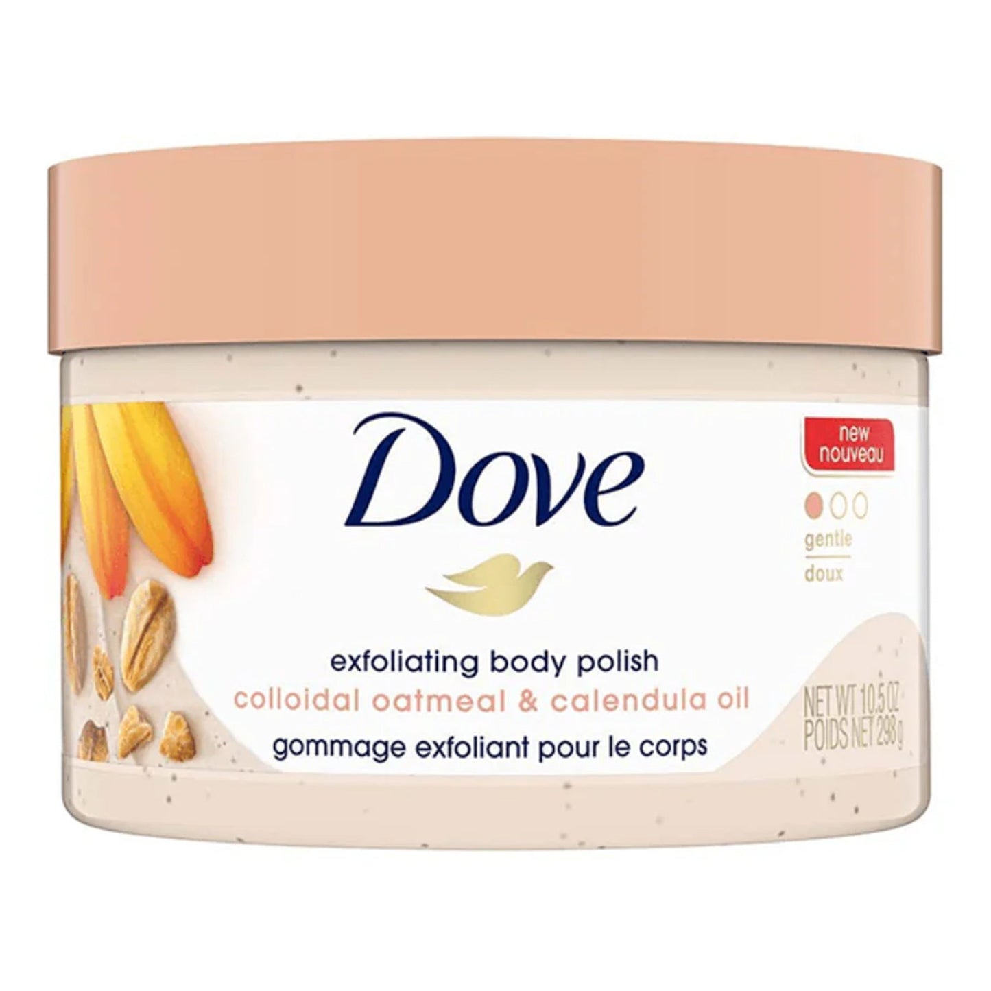 Dove - Colloidal Oatmeal & Calendula Oil Exfoliating Body Polish - 298g