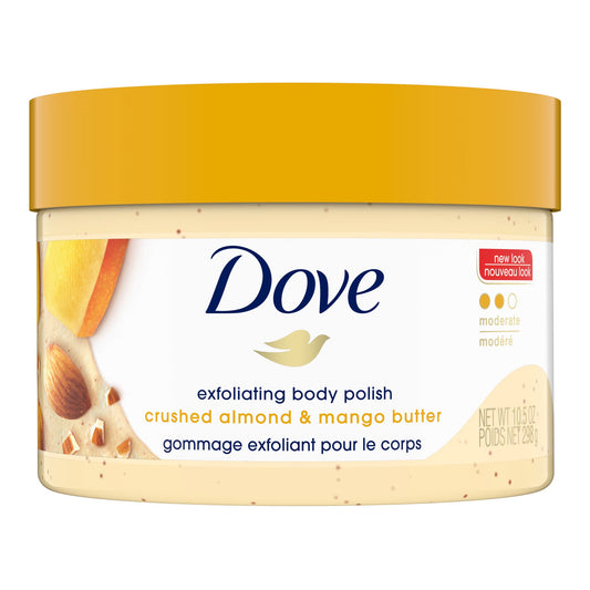 Dove - Crushed Almond & Mango Butter Exfoliating Body Polish - 298g