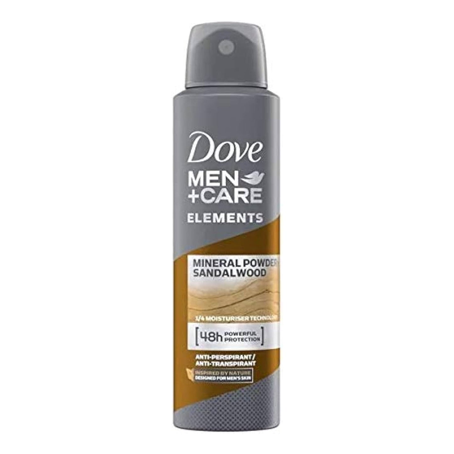 Dove Men+Care - Elements Mineral Powder + Sandalwood 48H Anti-Perspirant Deodorant Spray - 250ml