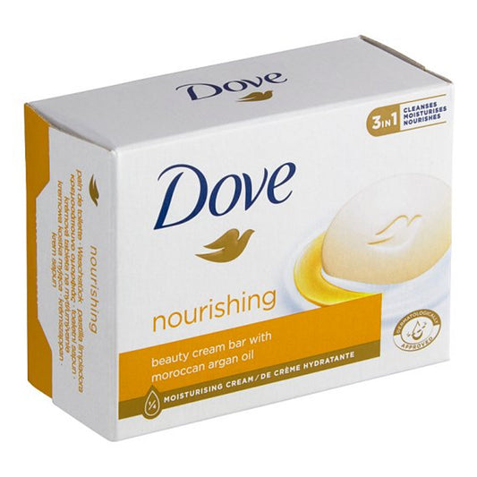 Dove - Nourishing Beauty Cream Bar With Moroccan Argan Oil - 90g