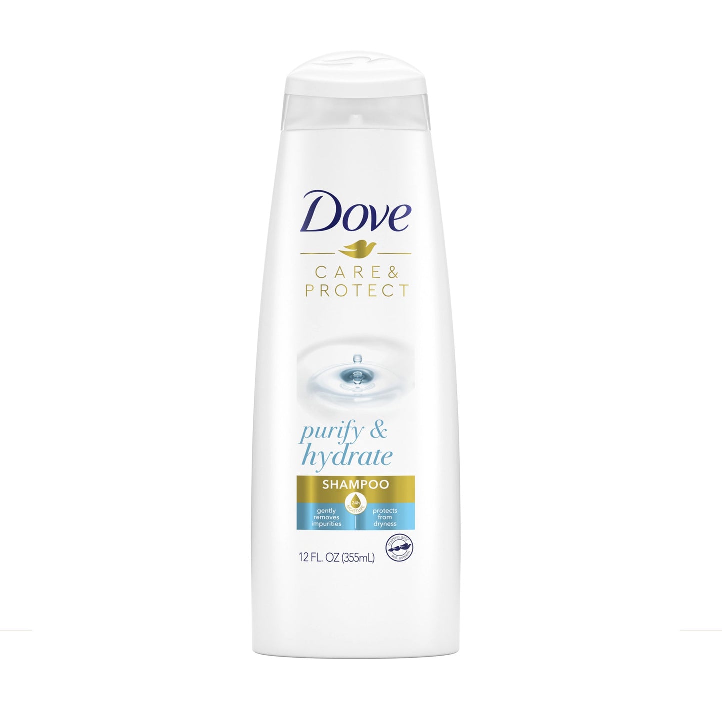 Dove - Care & Protect Purify & Hydrate Shampoo - 355ml