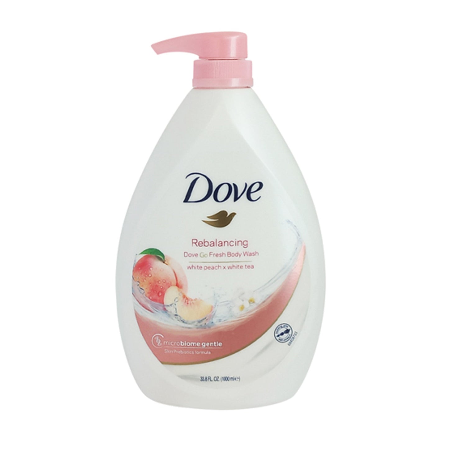 Dove - Go Fresh Rebalancing Body Wash With White Peach & White Tea - 1l