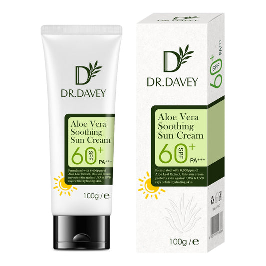 Dr. Davey - Aloe Vera Soothing Sun Cream SPF 60 PA+++ - 100g