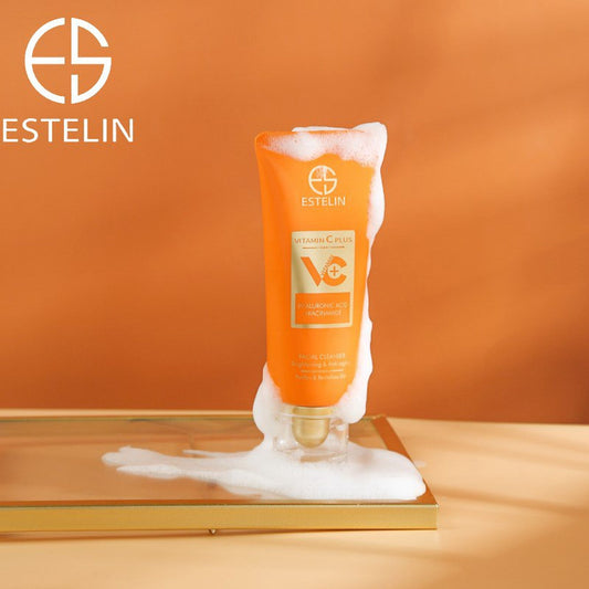 Estelin - Vitamin C Plus Brightening & Anti-Aging Facial Cleanser - 80g