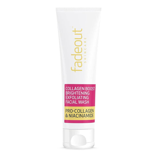 Fadeout - Collagen Boost Whitening Exfoliating Facial Wash With Pro-Collagen & Niacinamide - 100ml