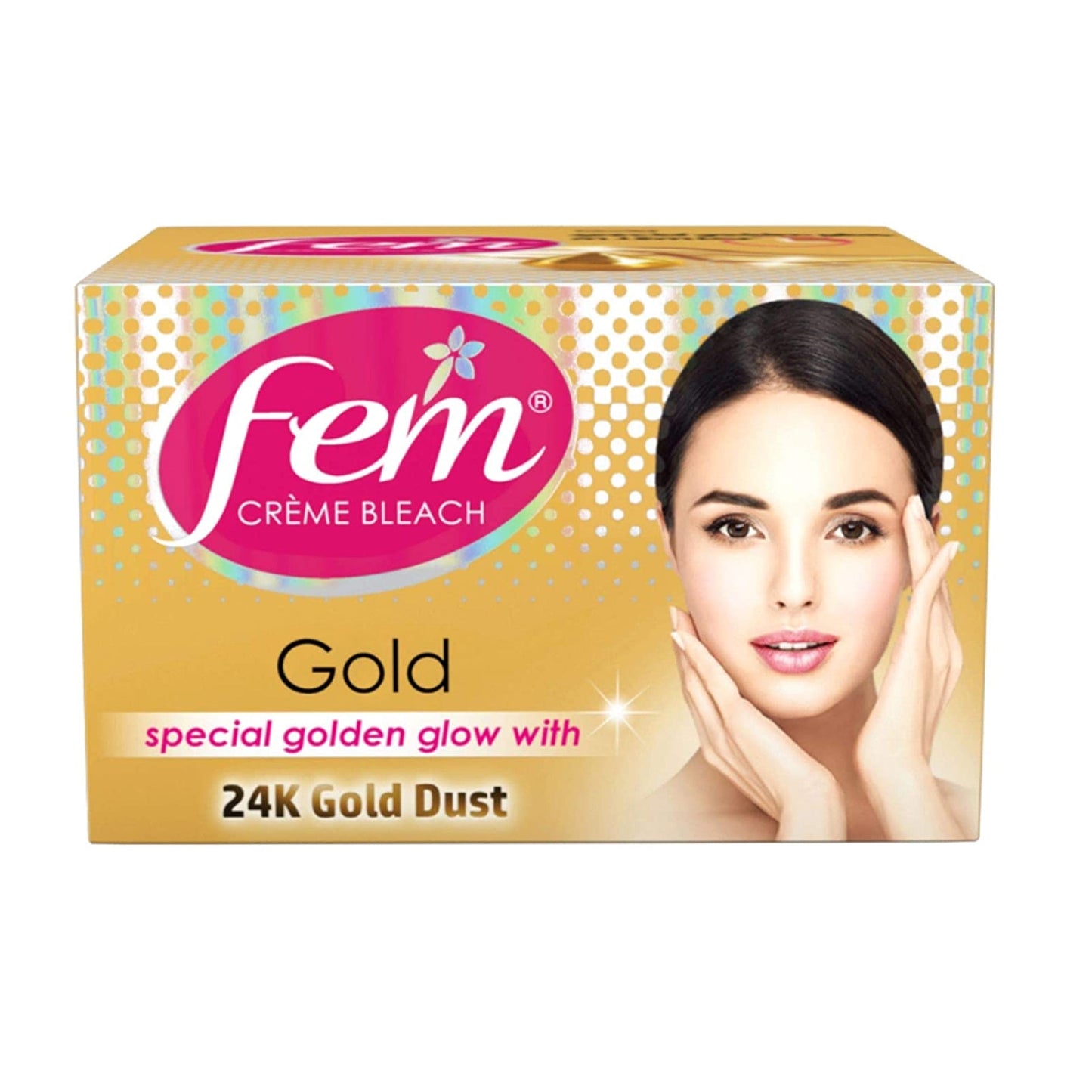 Fem - Gold Bleach Cream With 24K Gold Dust - 64g