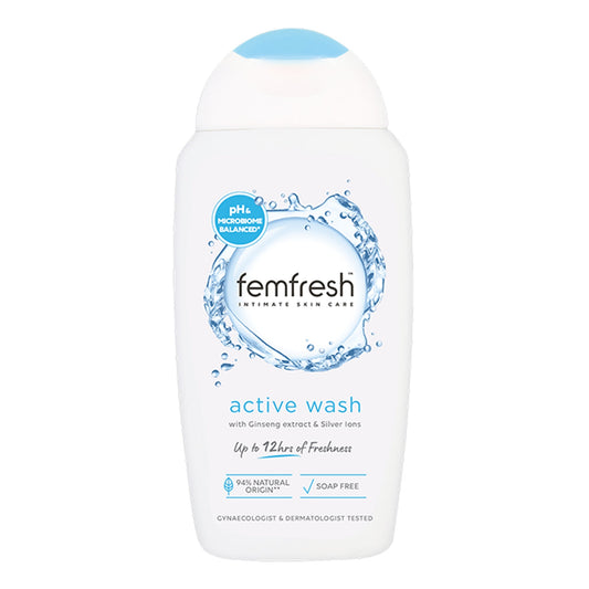 Femfresh - Active Wash With Ginseng Extract & Silver Ions - 250ml