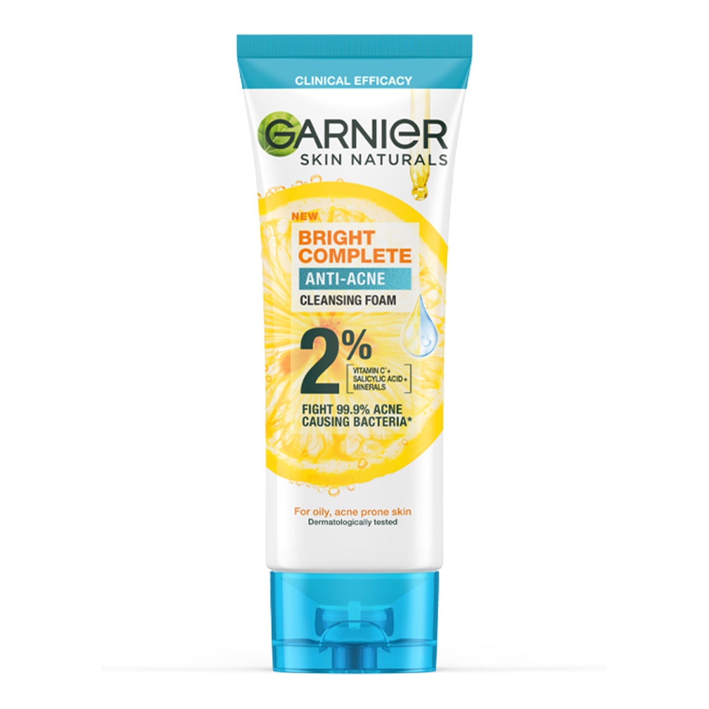 Garnier - Skin Naturals Bright Complete Anti-Acne Cleansing Foam - 100ml