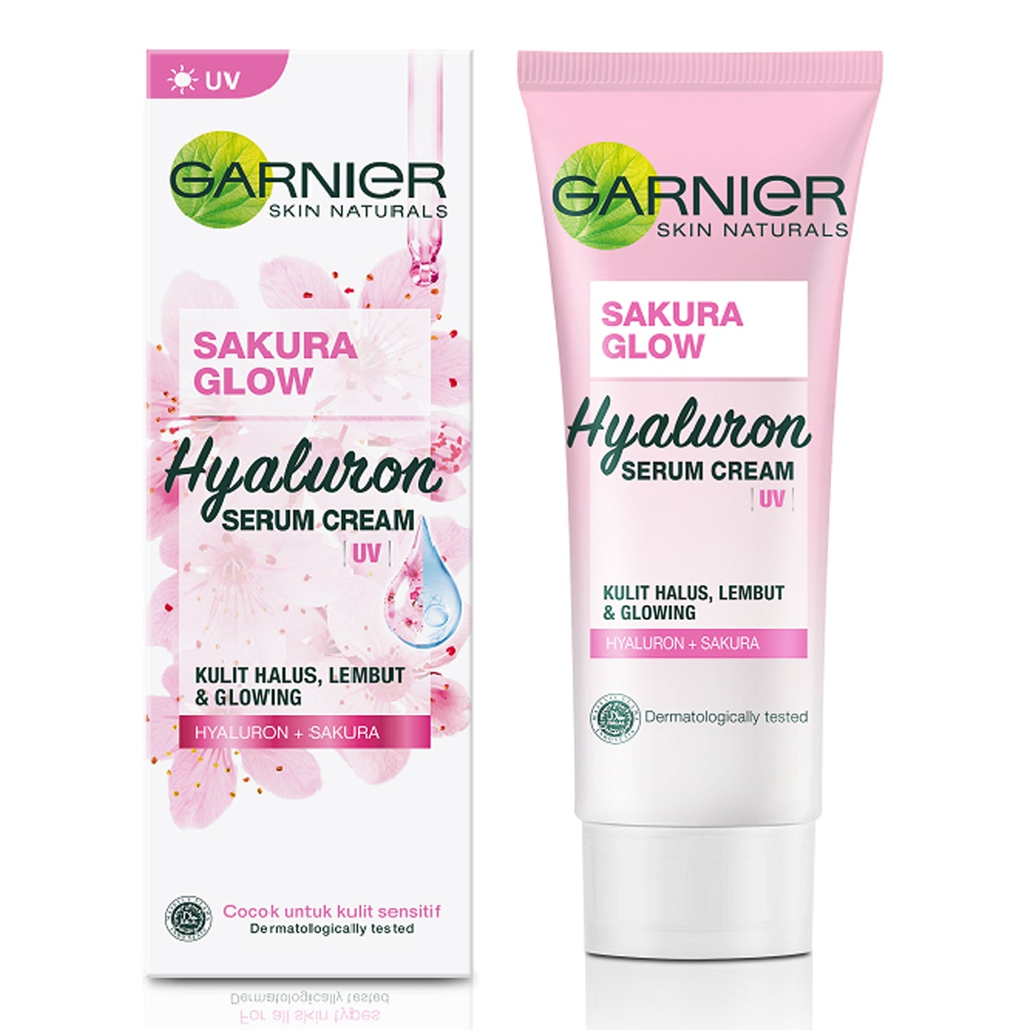 Garnier - Skin Naturals Sakura Glow Hyaluron Serum Cream UV - 40ml