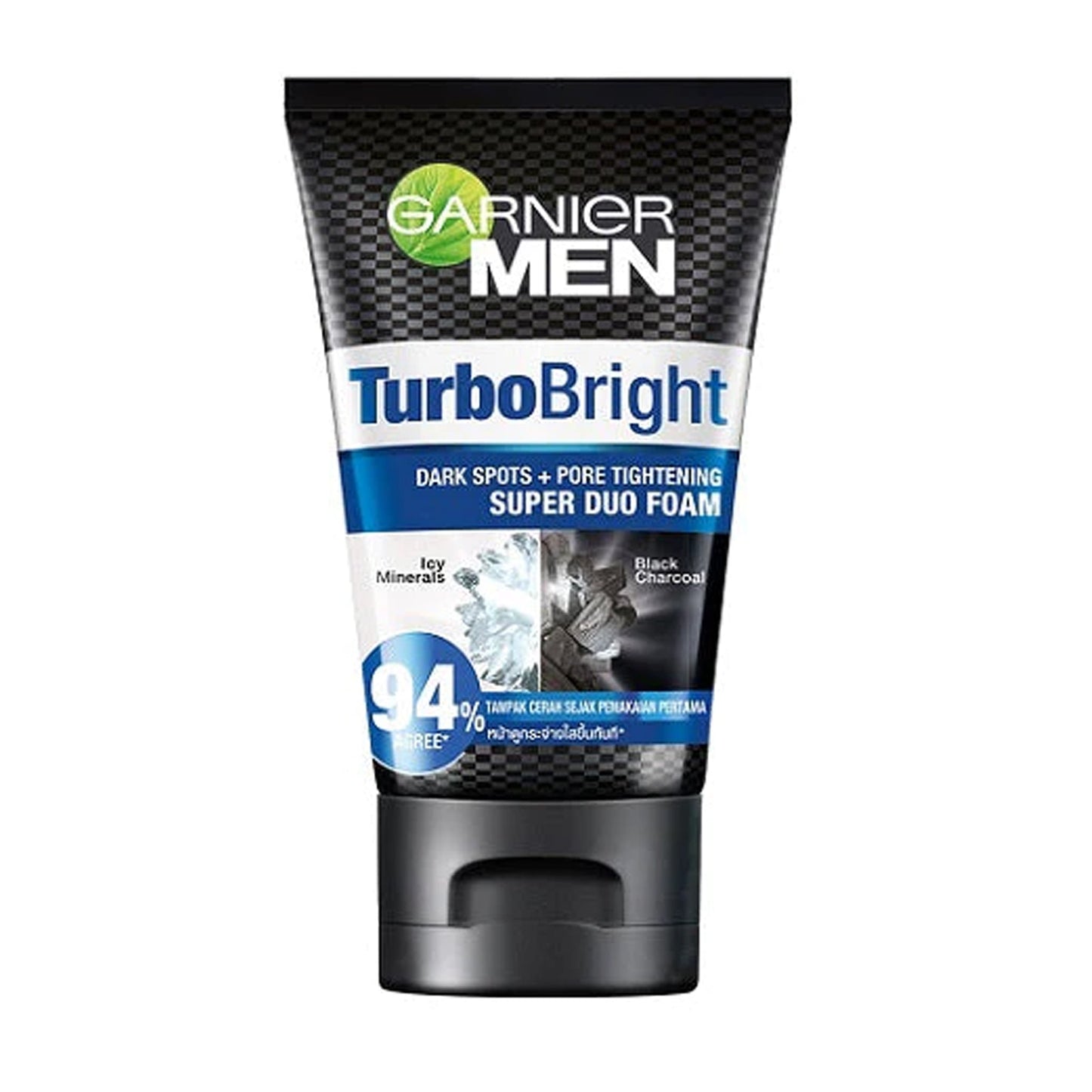 Garnier Men - Turbo Bright Dark Spots+Pore Tightening Super Duo Foam - 100ml