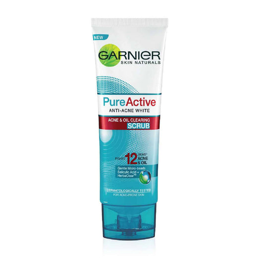 Garnier - Skin Naturals Pureactive Anti-Acne White Acne & Oil Clearing Scrub - 100ml