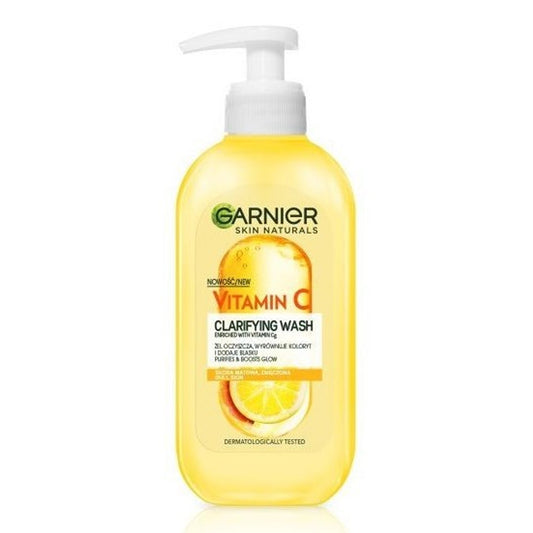 Garnier - Skin Naturals Vitamin C Clarifying Wash Enriched With Vitamin Cg - 200ml