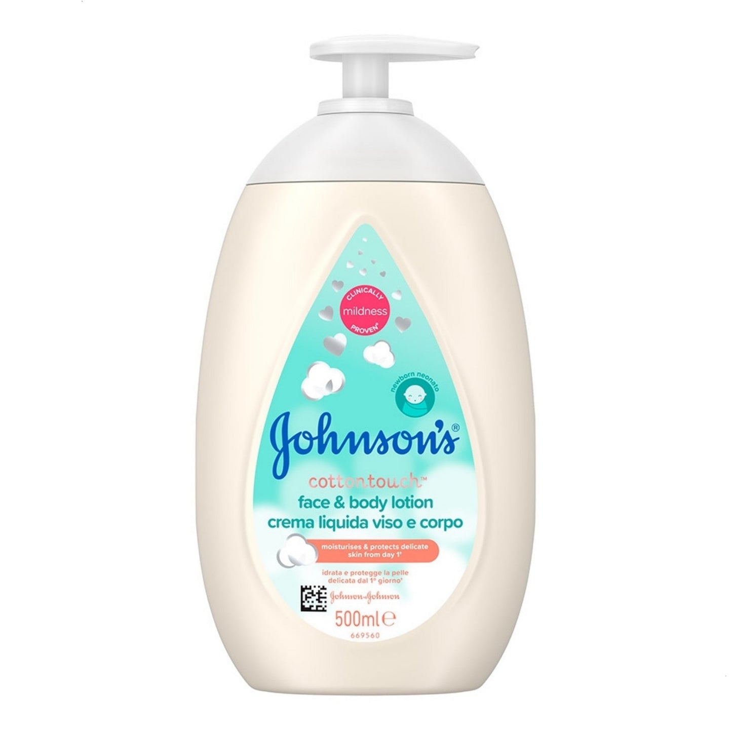 Johnson's - Cotton Touch Face & Body Lotion - 500ml