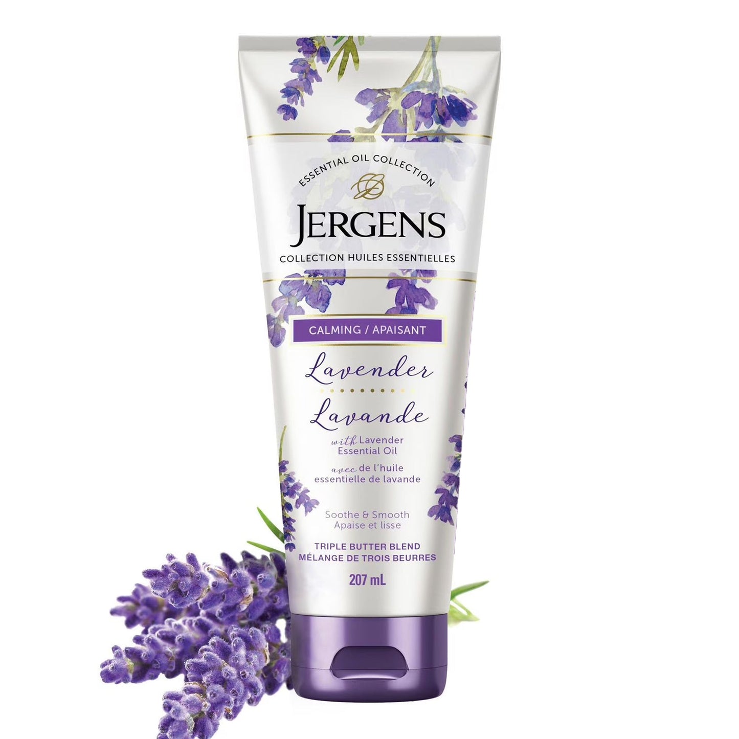 Jergens - Calming Lavender Body Butter With Lavender Essential Oil - 207ml