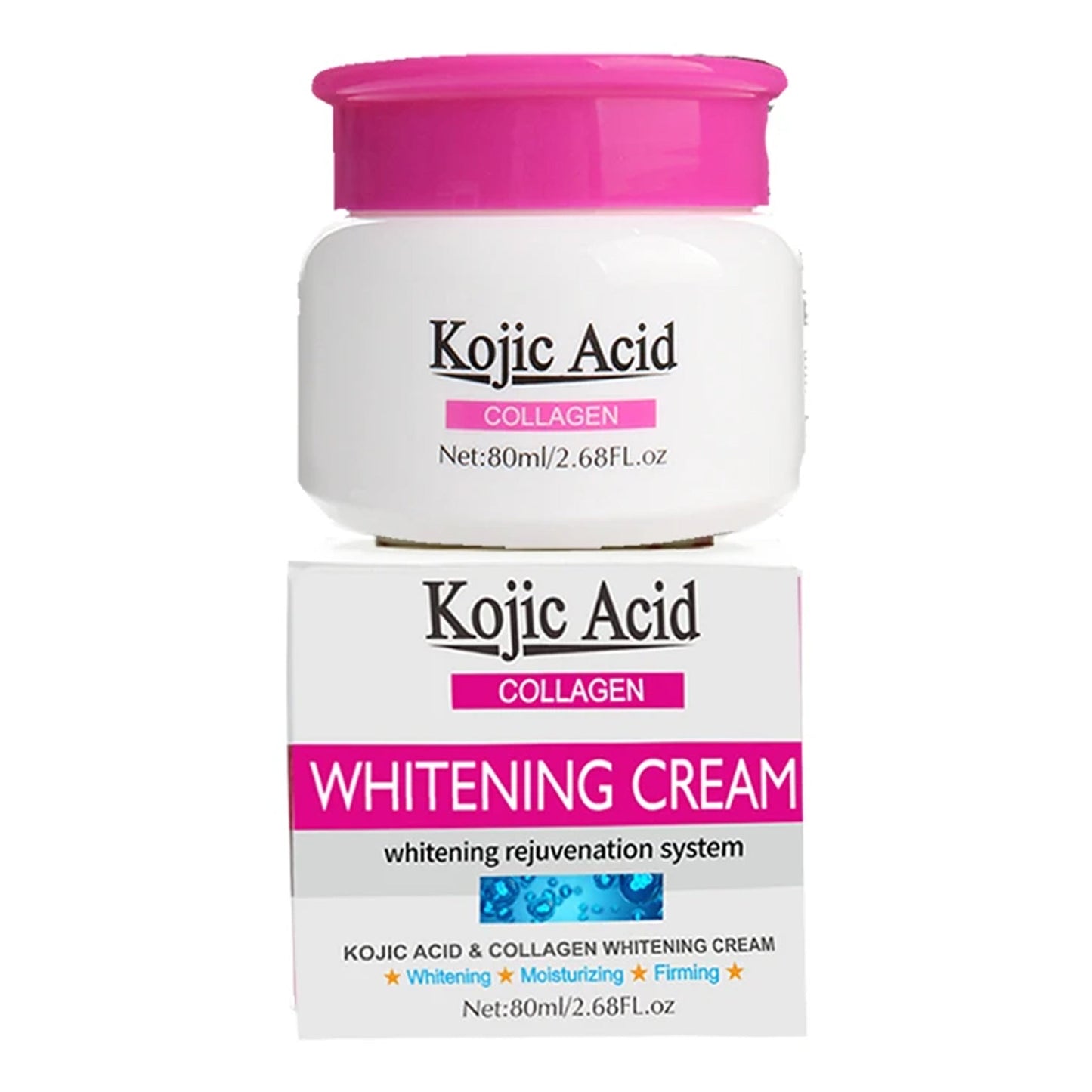 Guanjing - Kojic Acid & Collagen Whitening Cream - 80ml