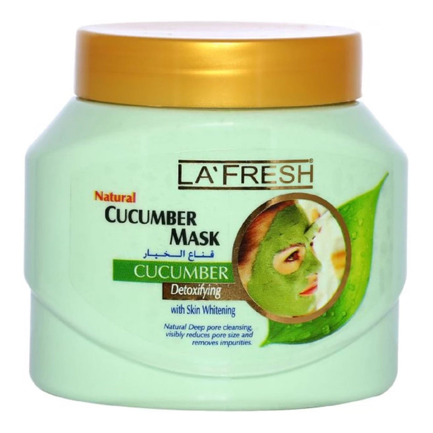 La Fresh - Deep Exfoliating Cucumber Face Pack & Face Mask With Skin Whitening - 575g