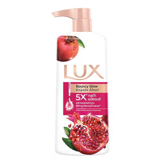 Lux - Bouncy Glow Fresh Pomegranate Fragrance Body Wash - 450ml