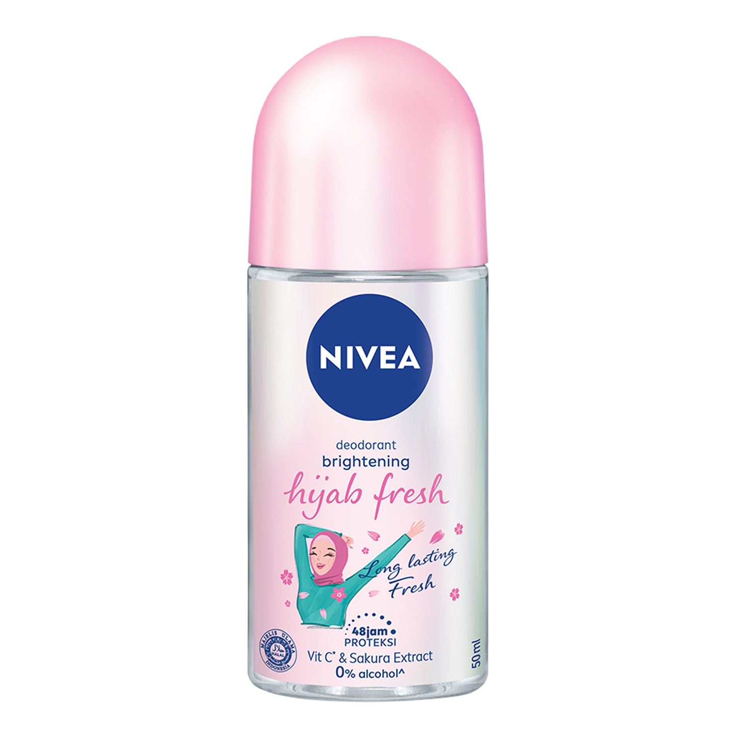 Nivea - Brightening Hijab Fresh 48H Deodorant Roll On - 50ml