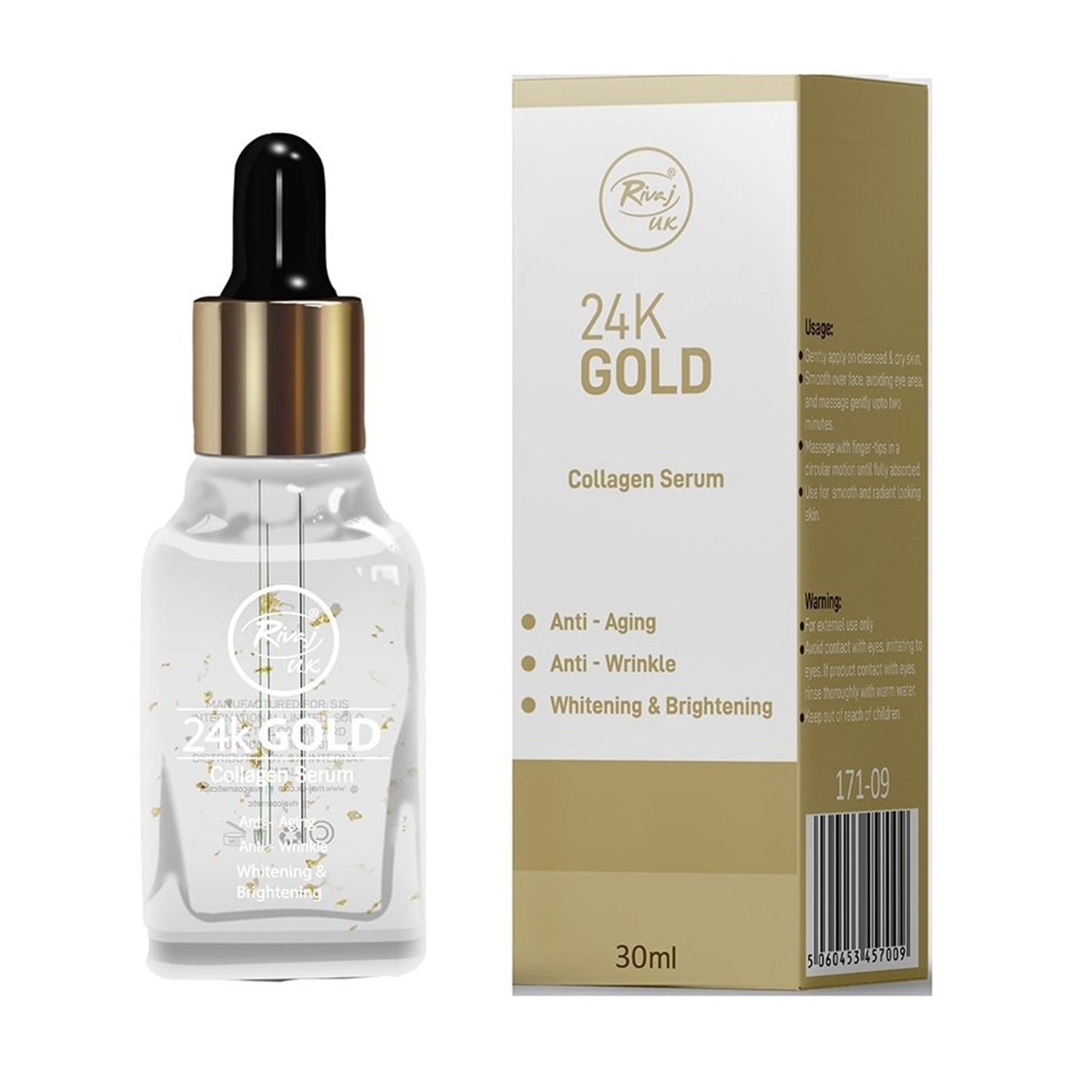 Rivaj UK - 24K Gold Collagen Serum - 30ml