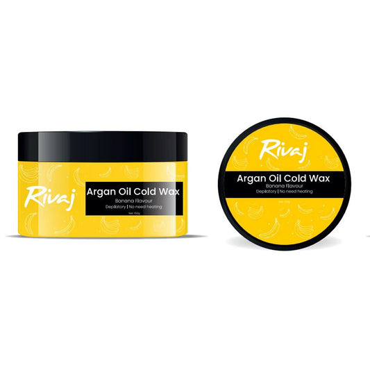 Rivaj UK - Argan Oil Cold Wax - Banana Extract - 200g