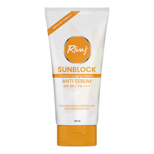 Rivaj UK - Ultra UV & Aging Defense Anti Sebum Sunblock SPF 60 PA+++ - 40ml