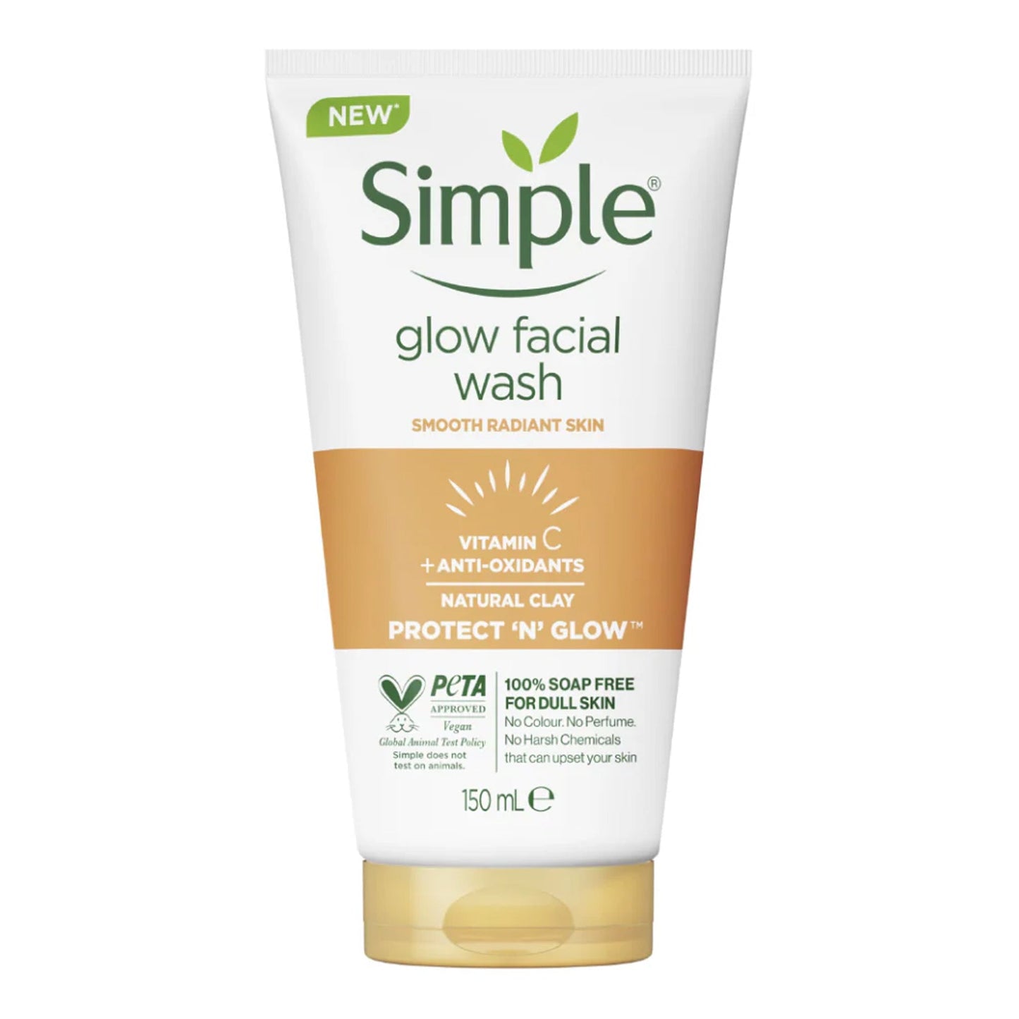 Simple - Protect 'N' Glow Glow Facial Wash - 150ml