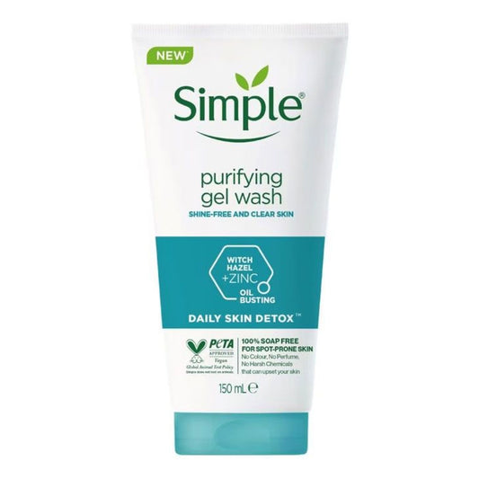 Simple - Daily Skin Detox Purifying Gel Wash - 150ml