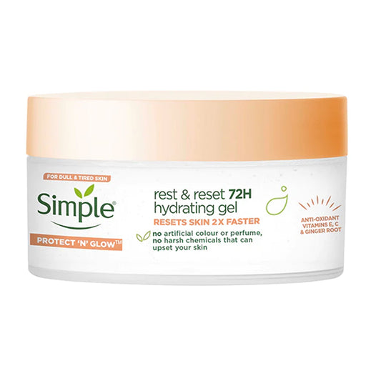 Simple - Protect 'N' Glow Rest & Reset 72H Hydrating Gel - 50ml