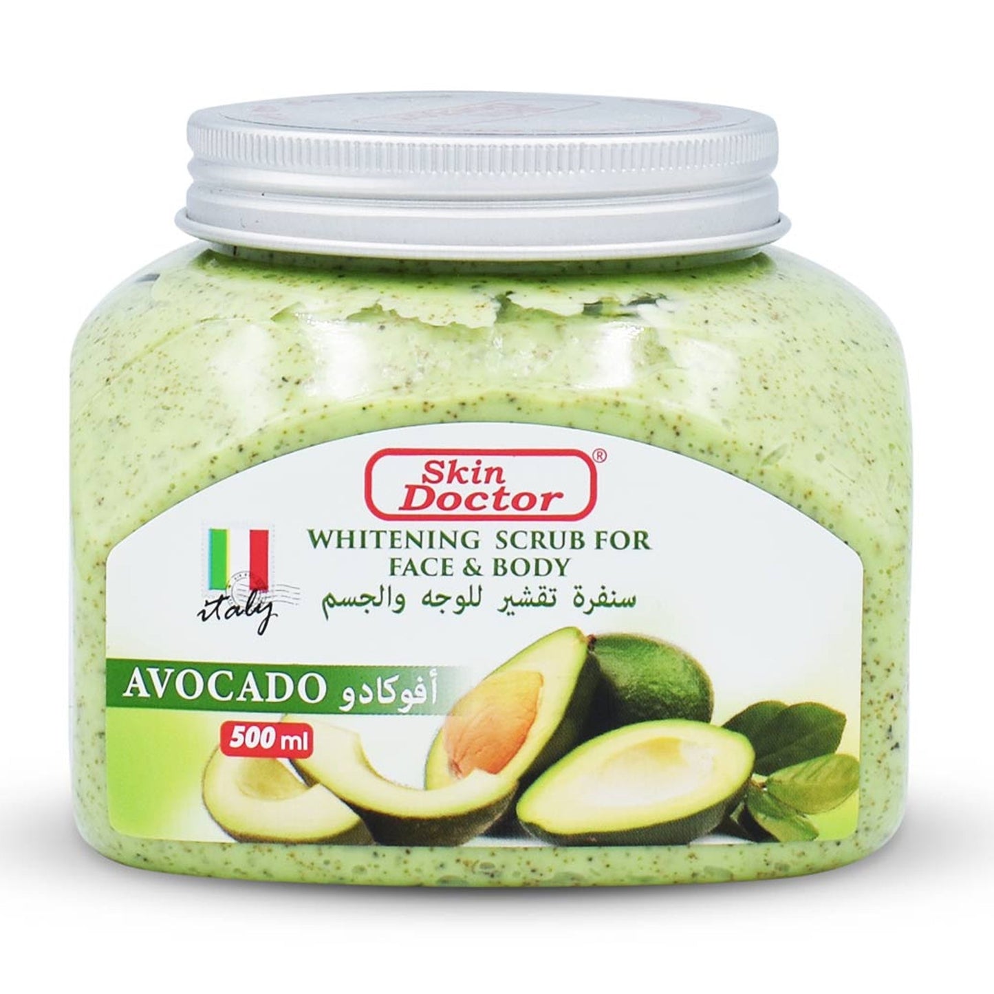 Skin Doctor - Avocado Whitening Scrub For Face & Body - 500g