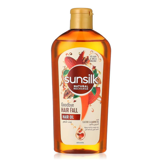 Sunsilk - Natural Recharge Goodbye Hair Fall Hair Oil With Castor & Almond Oil - 250ml