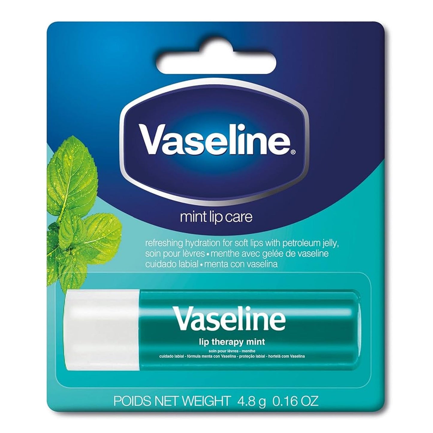 Vaseline - Mint Lip Care With Petroleum Jelly - 4.8g