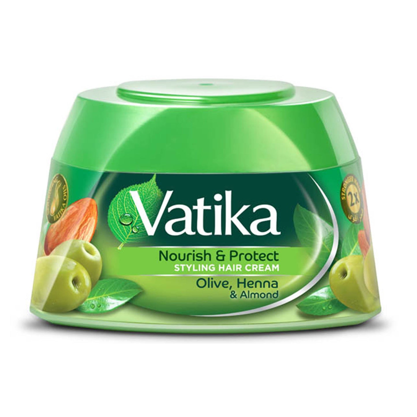 Vatika - Nourish & Protect Styling Hair Cream With Olive, Henna & Almond - 140ml