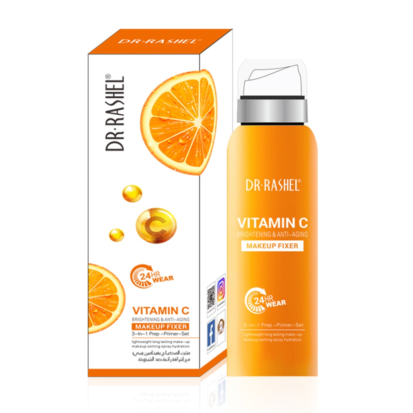 Dr. Rashel - Vitamin C Brightening & Anti-Ageing Makeup Fixer - 160ml